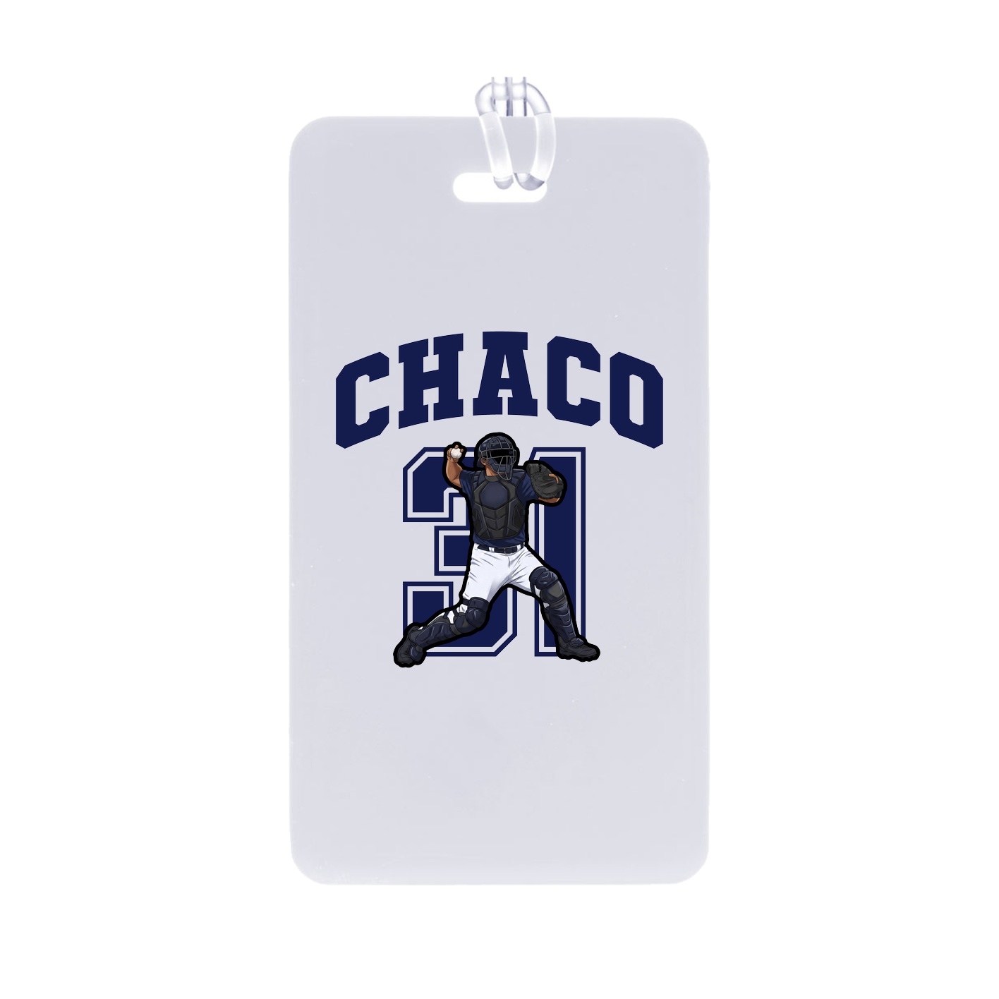 Bag Tag — Number in Classic