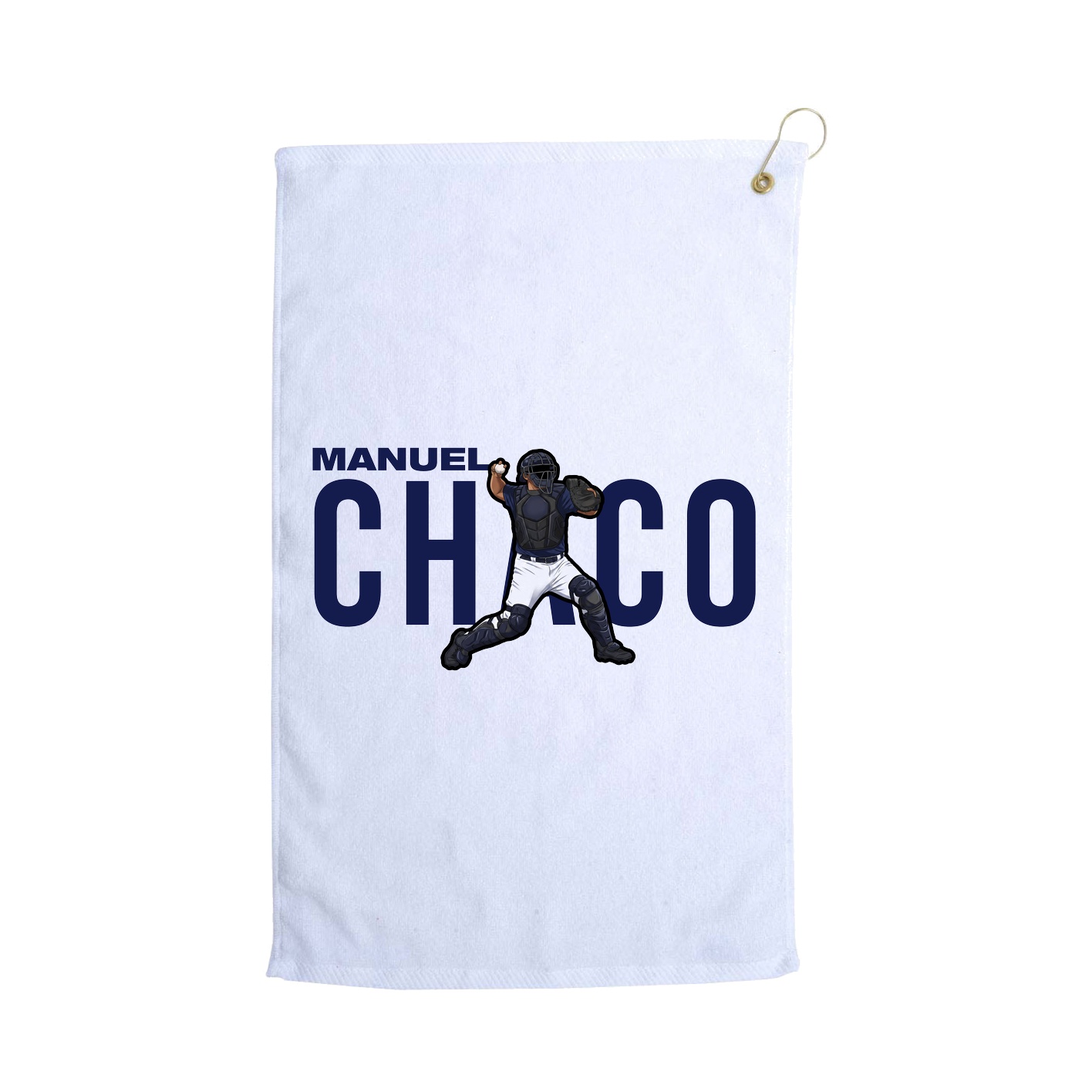 Golf Towel — Player Name in White