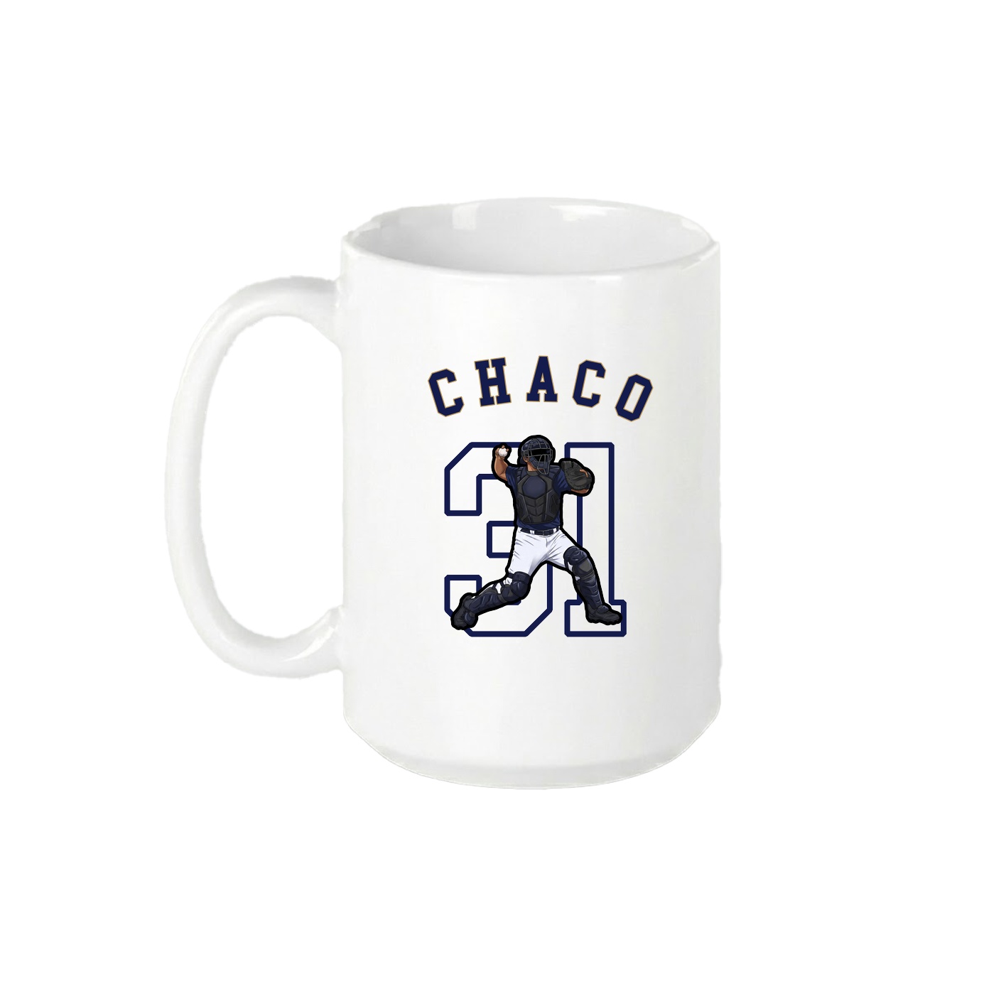 15oz Coffee Mug — Shirsey Arch in White