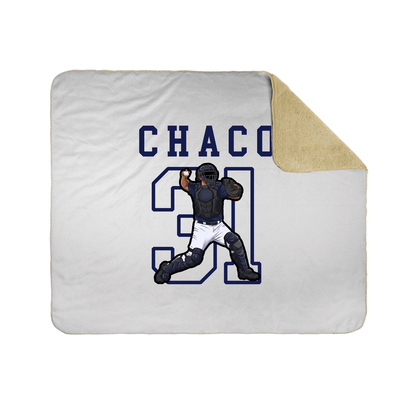 Throw Blanket — Shirsey in White