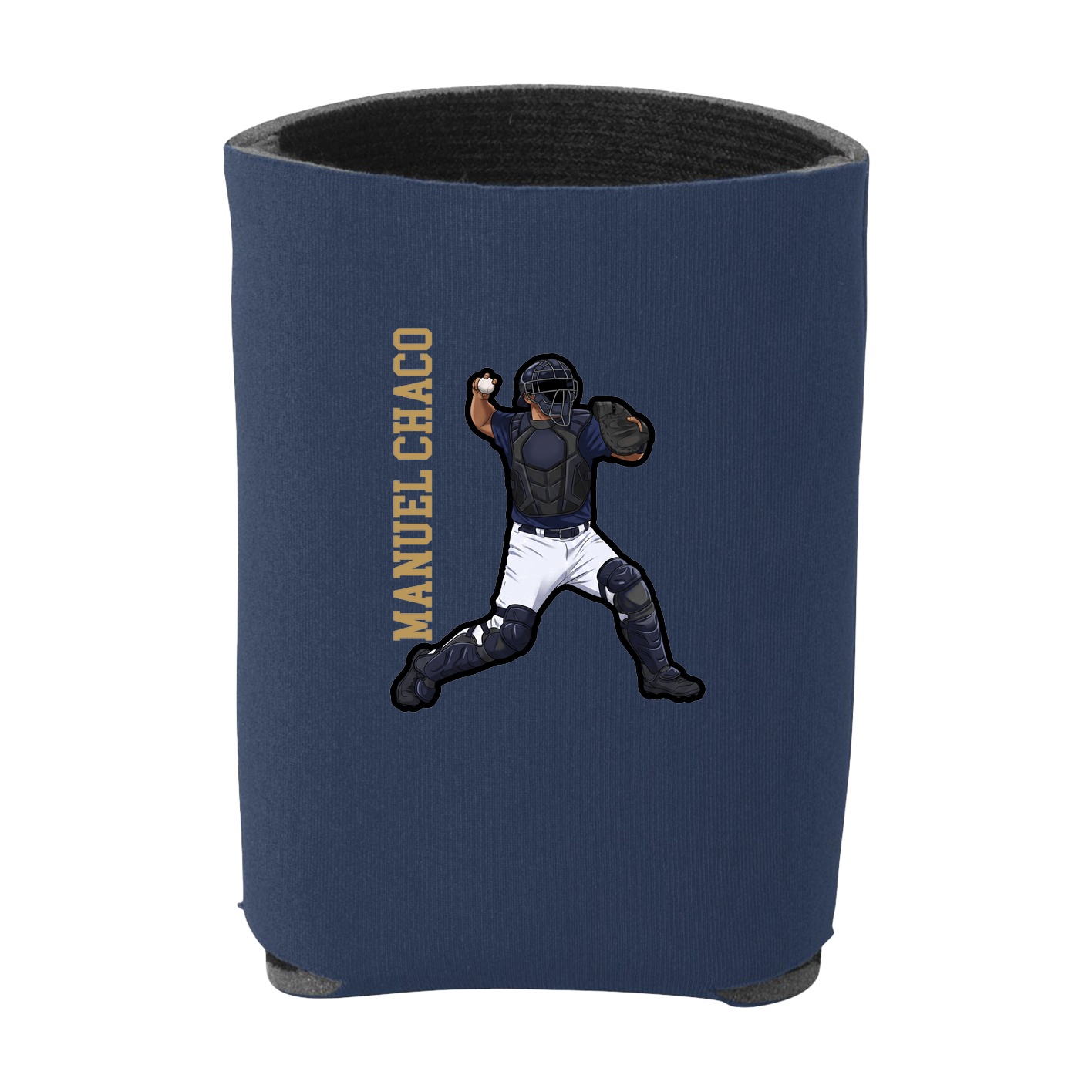 Can Holder — Name Vertical in Navy