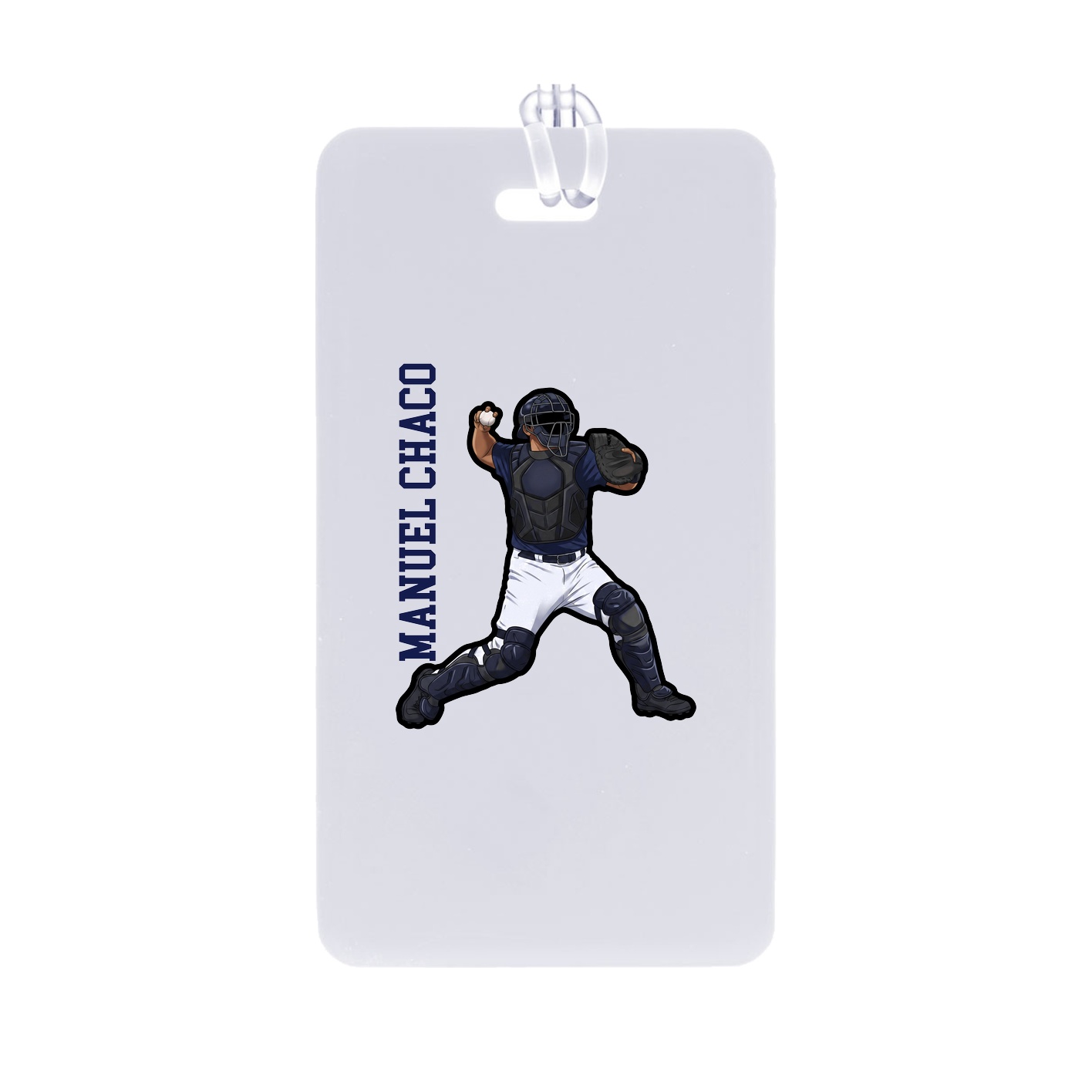 Bag Tag — Name Vertical in Classic
