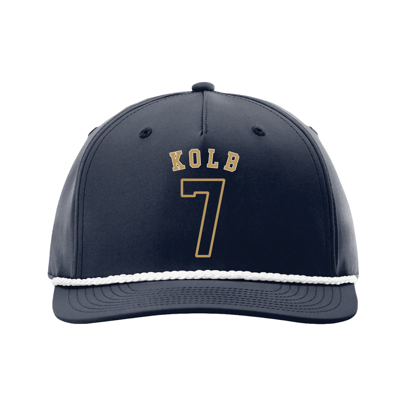 Five-Panel Classic Rope Cap — Shirsey Arch in Navy