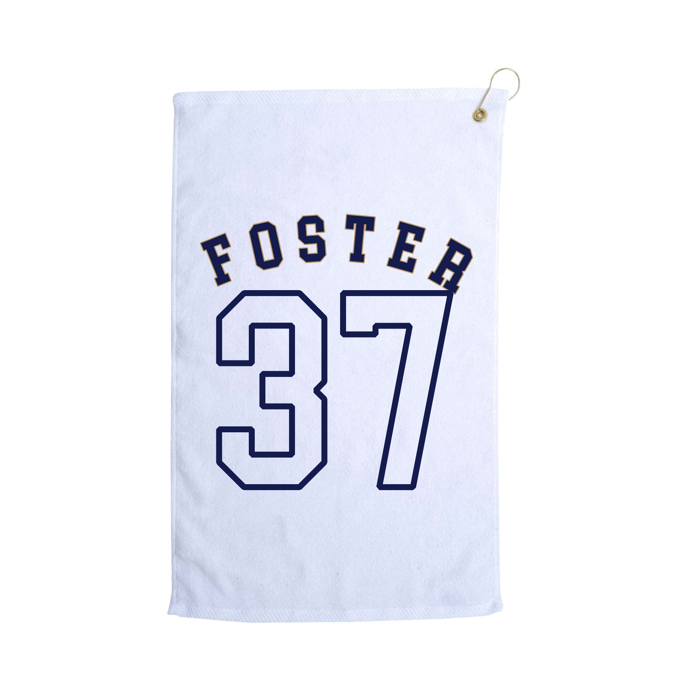 Golf Towel — Shirsey Arch in White