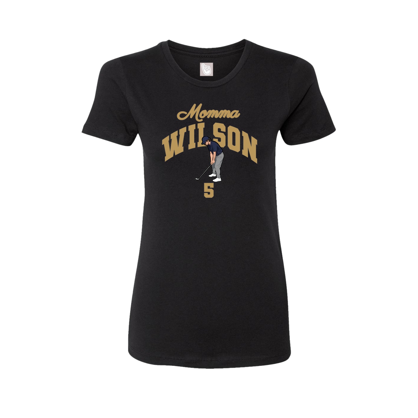 Womens Tee — Mothers Day Arch in Black