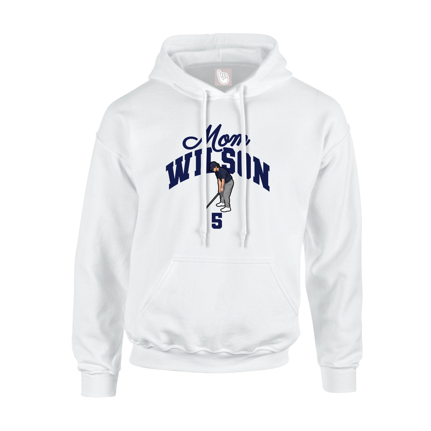 Youth Hoodie — Mothers Day Arch in White