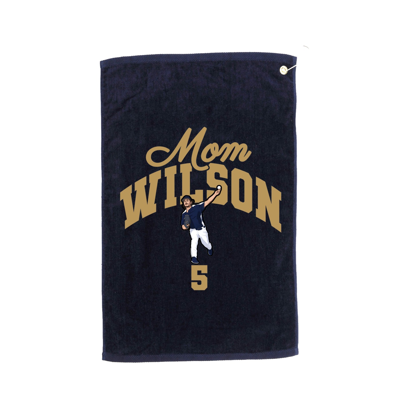 Golf Towel — Mothers Day Arch in Navy