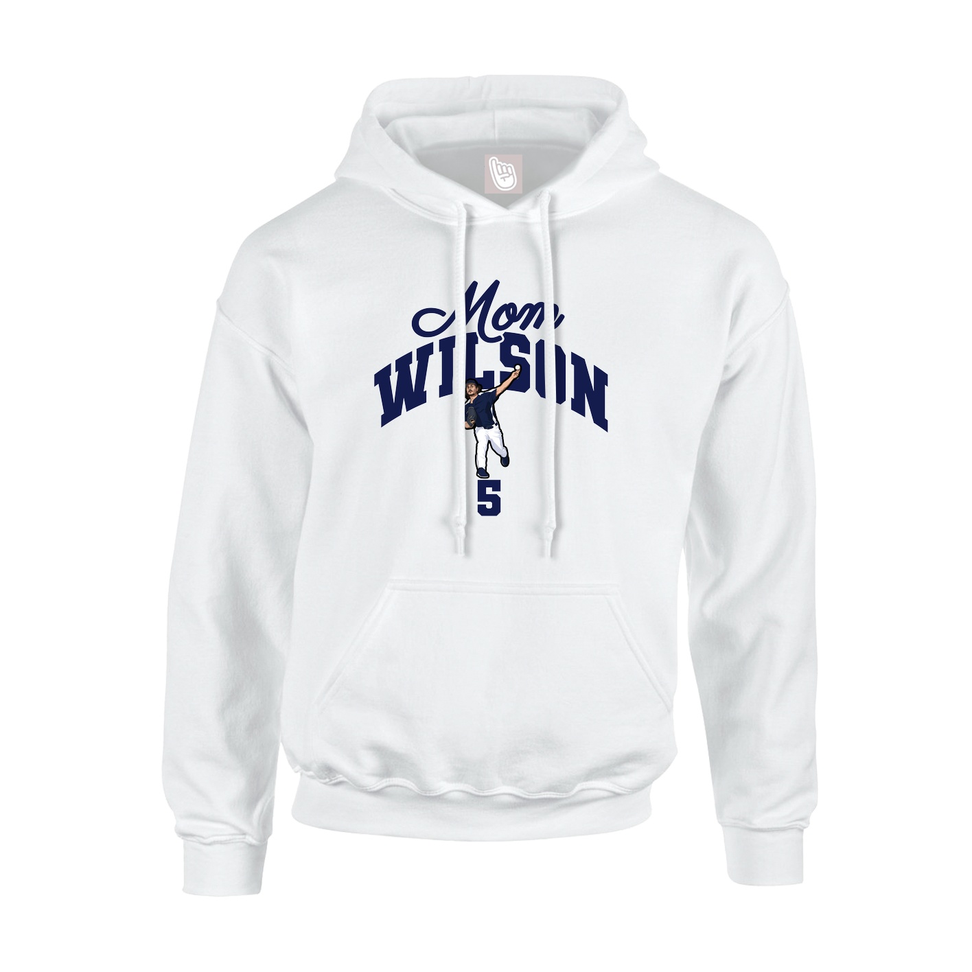 Youth Hoodie — Mothers Day Arch in White