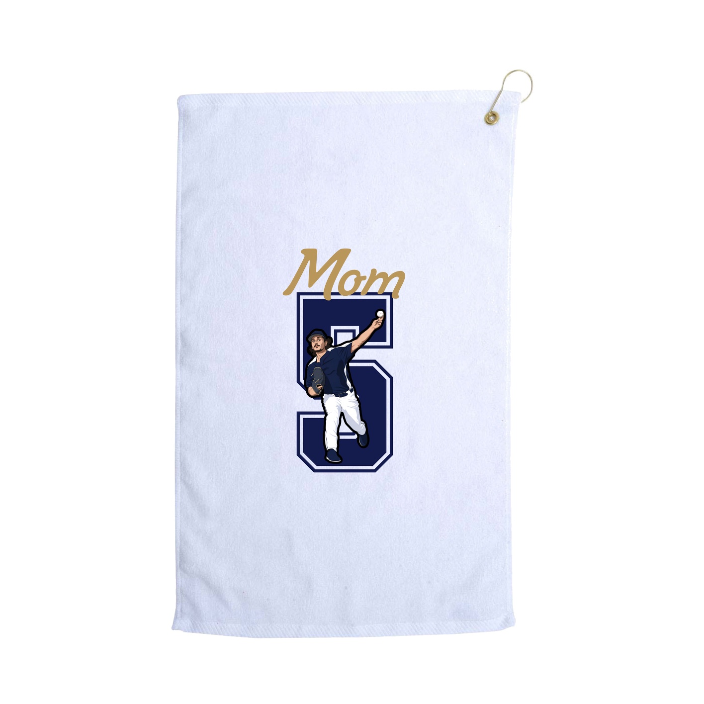 Golf Towel — Mothers Day Shirsey in White