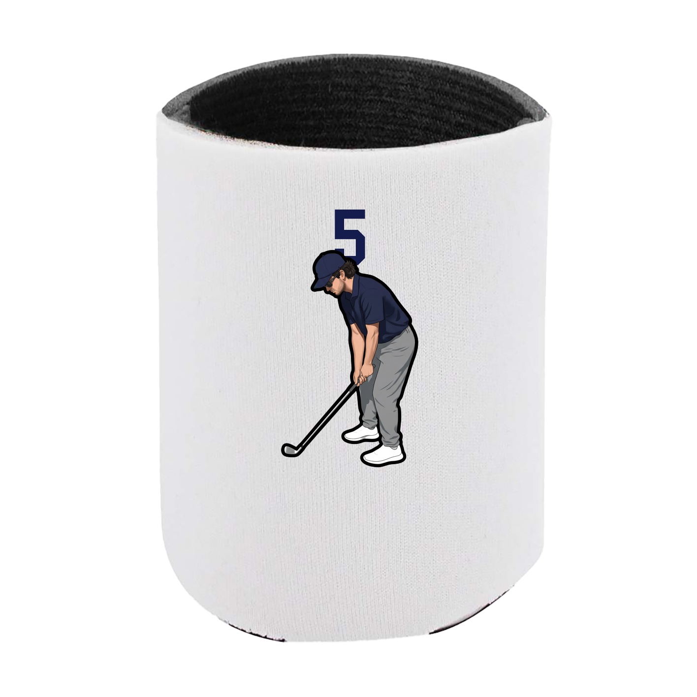 Can Holder — Number Top in White