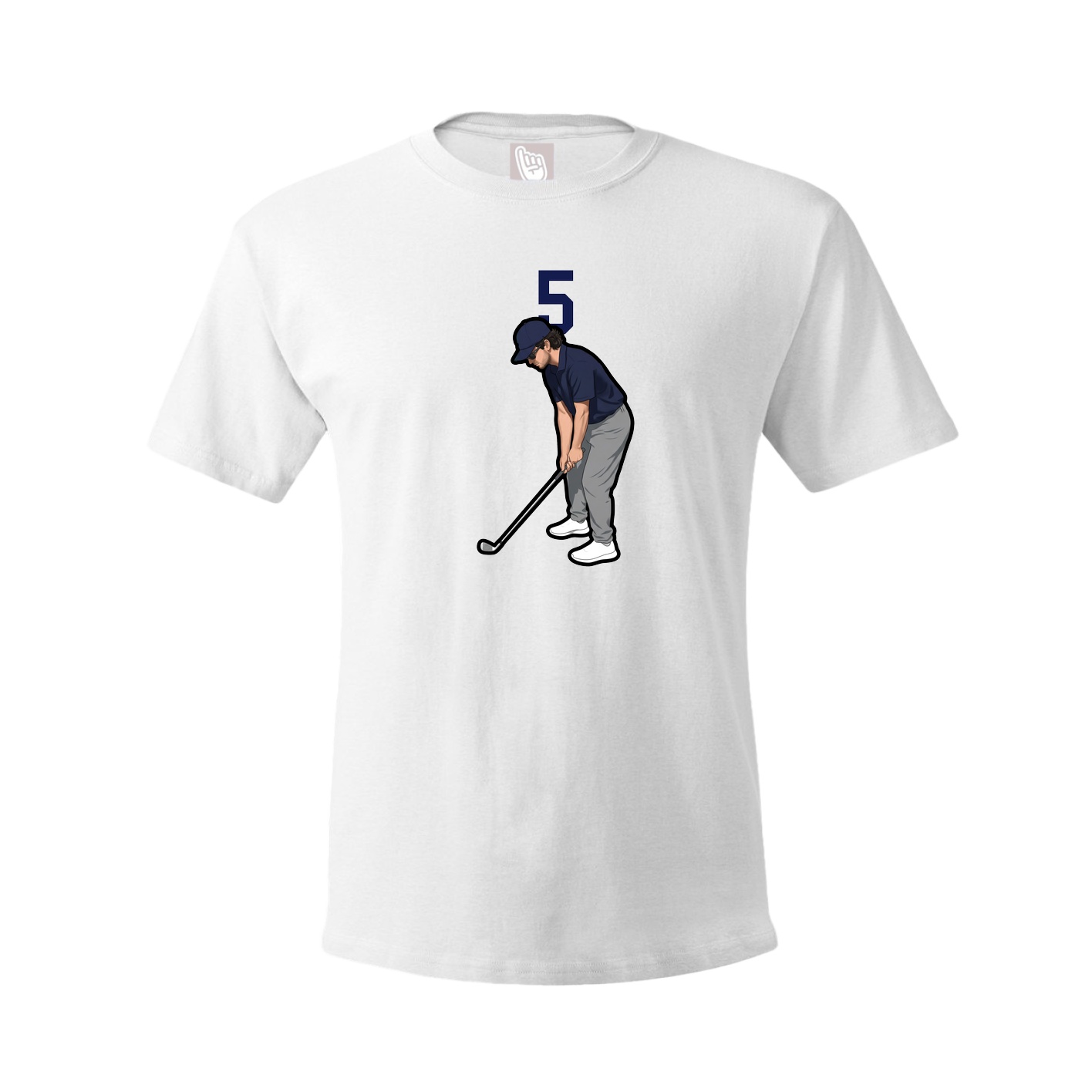 Tee — Number Top in White