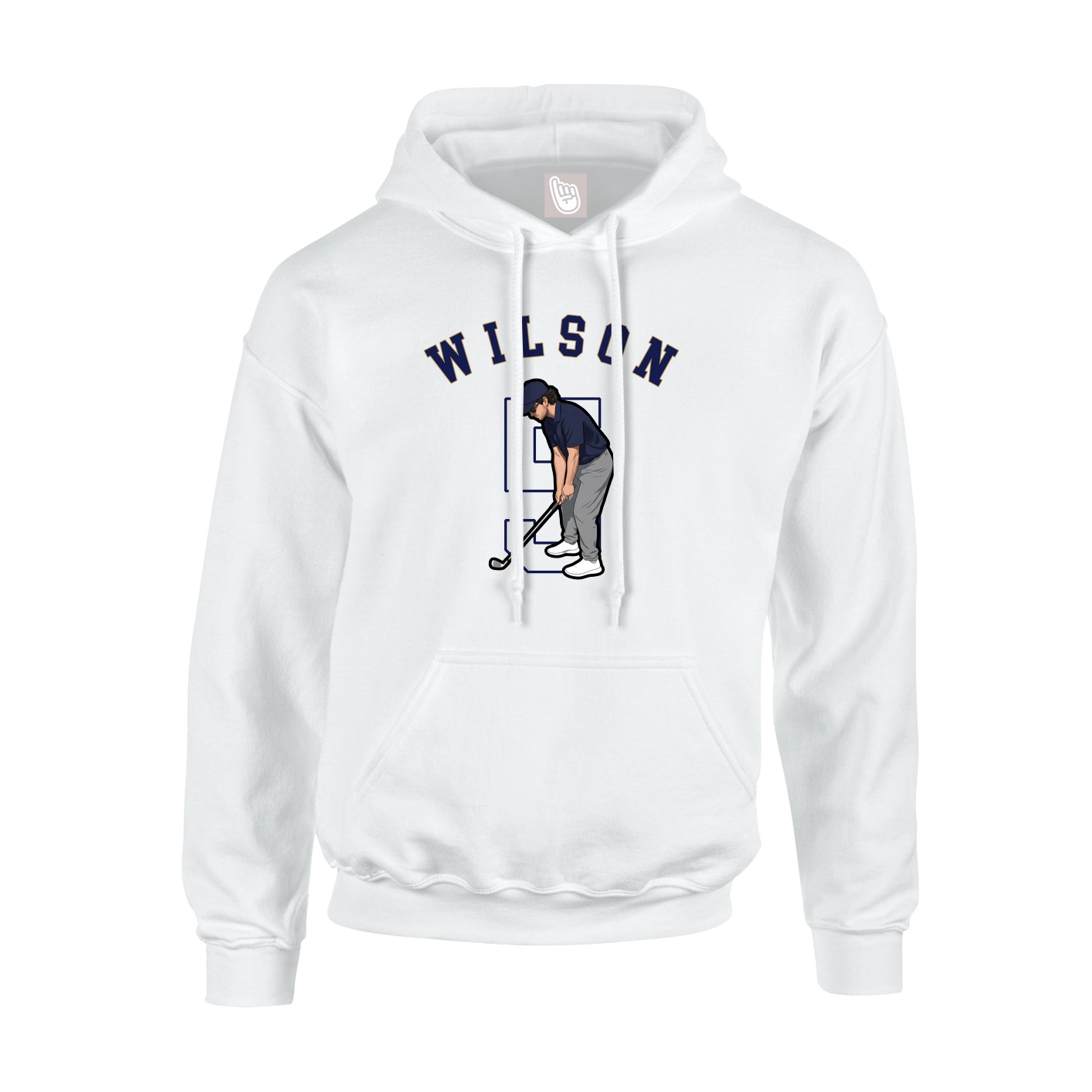 Youth Hoodie — Shirsey Arch in White