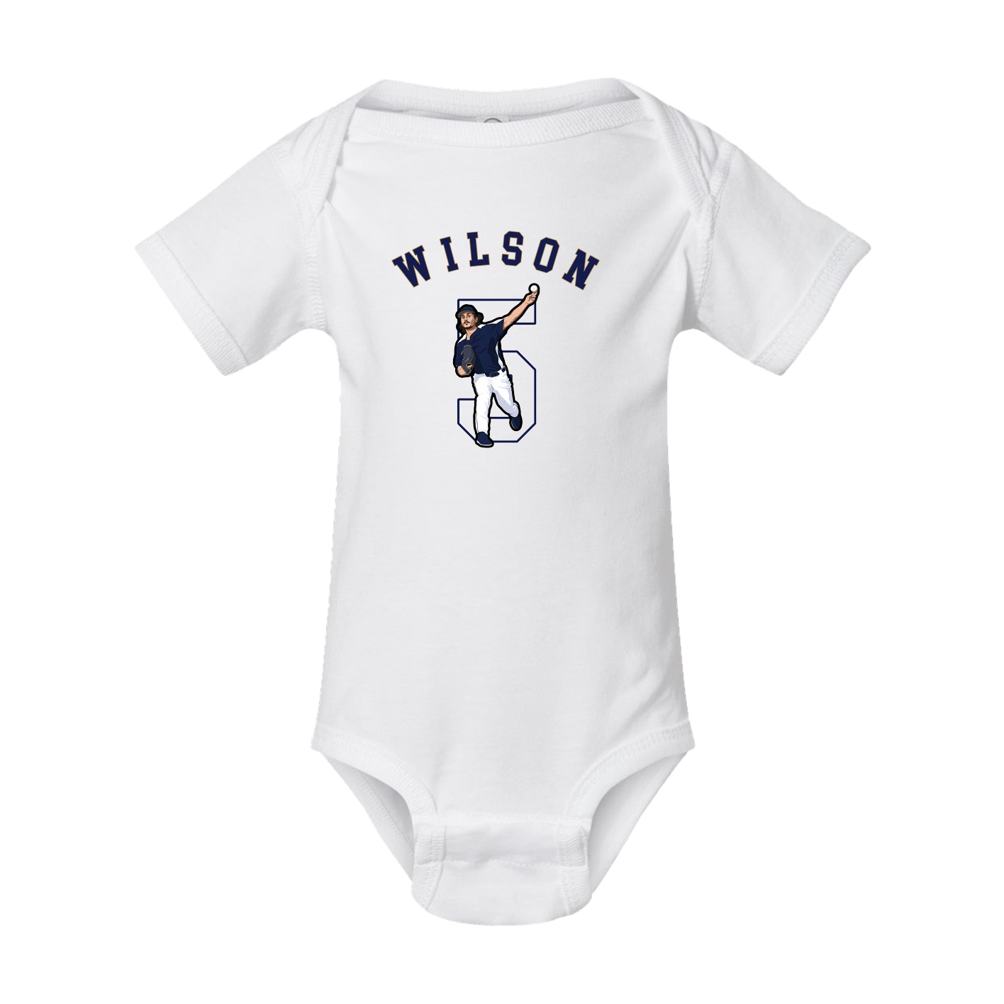 Baby Onesie — Shirsey Arch in White