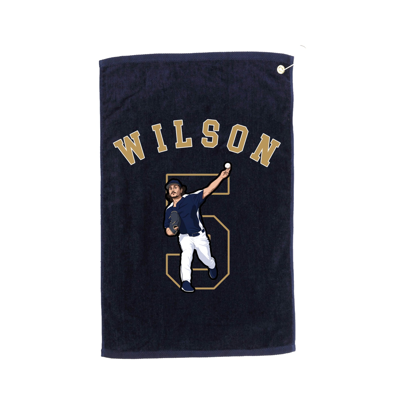 Golf Towel — Shirsey Arch in Navy