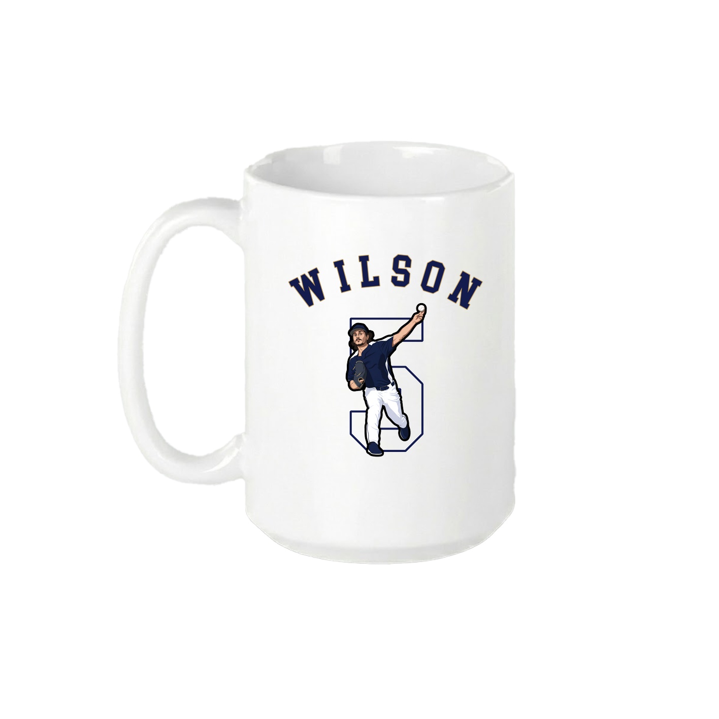 15oz Coffee Mug — Shirsey Arch in White