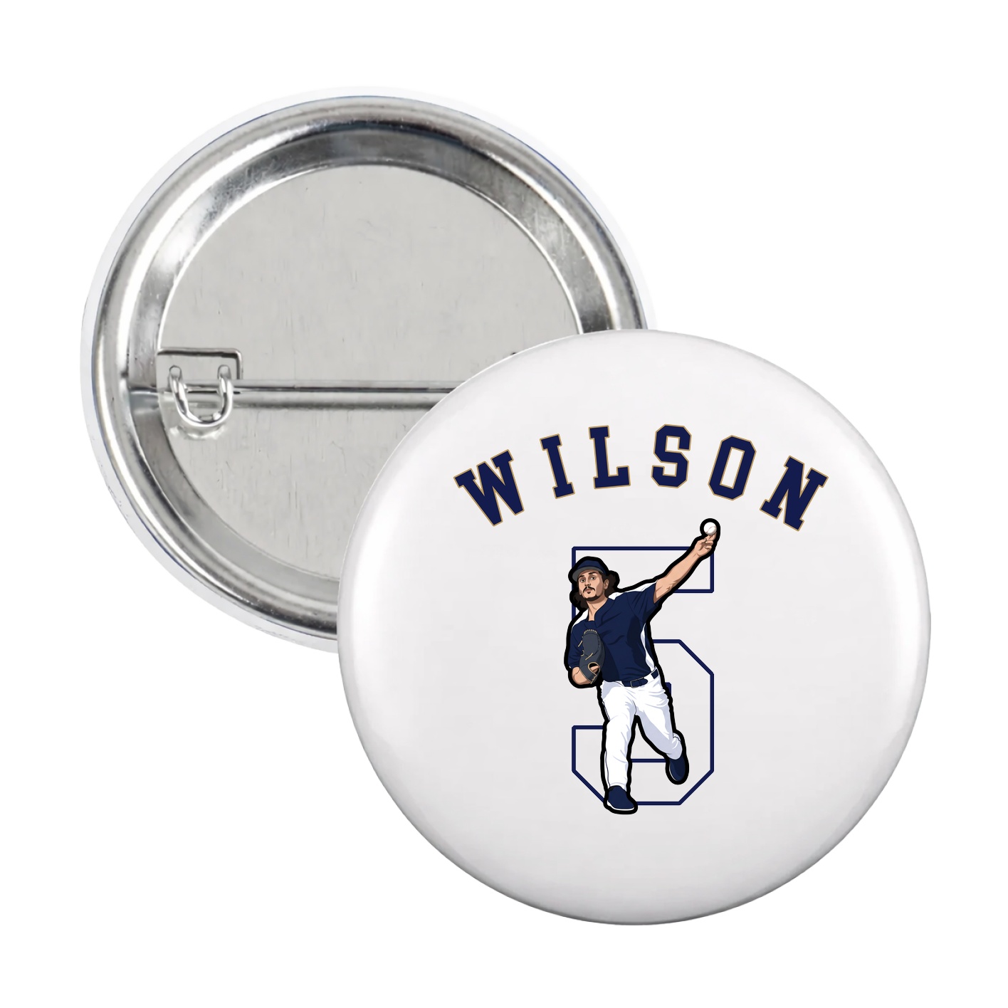 Game Day Button — Shirsey Arch in White