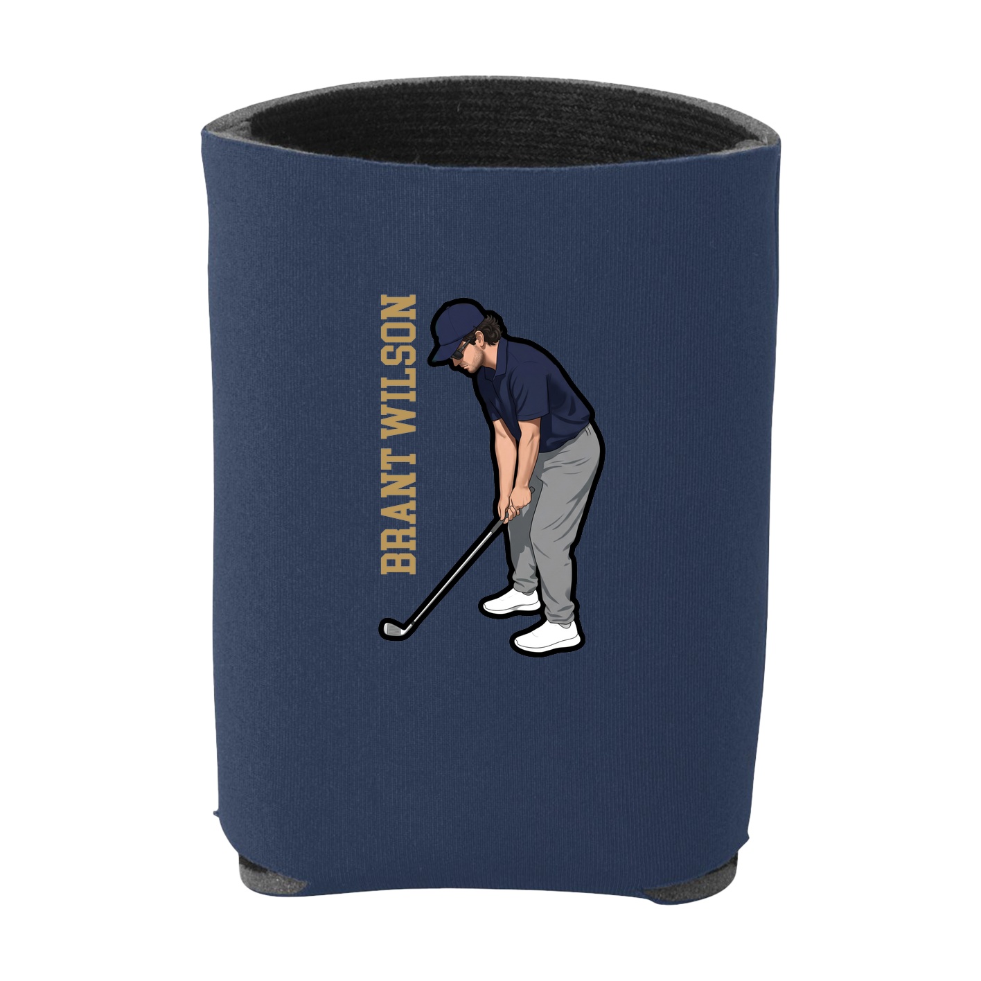 Can Holder — Name Vertical in Navy