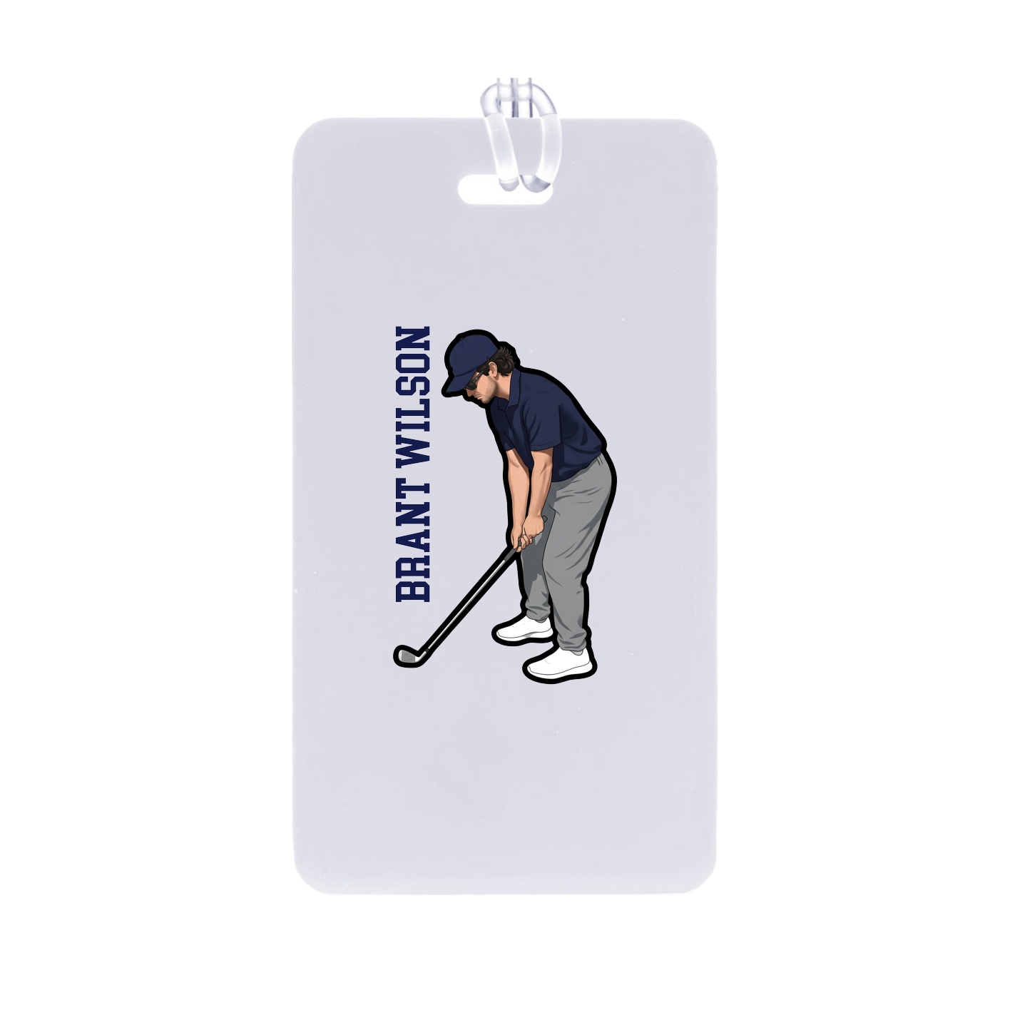 Bag Tag — Name Vertical in Classic