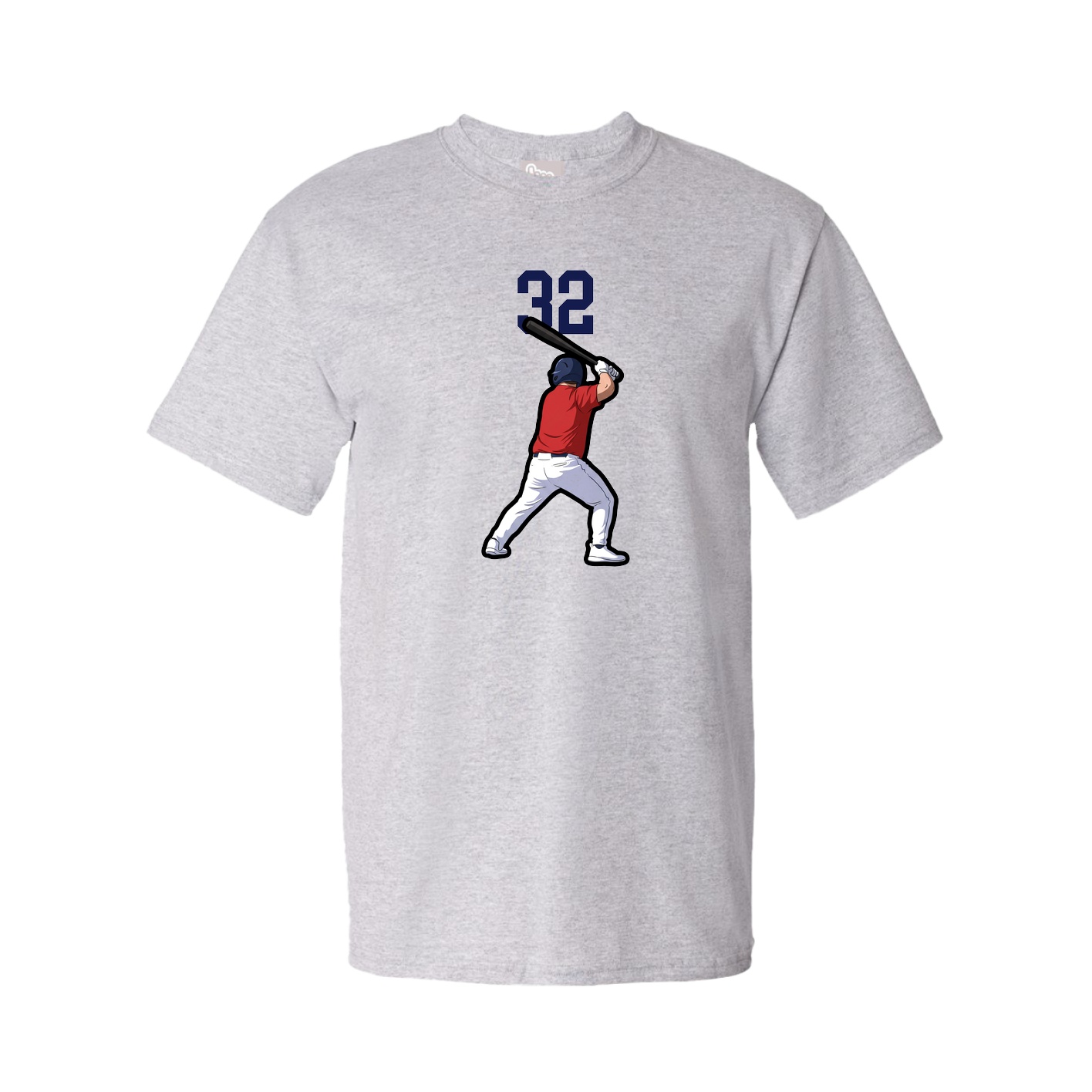 Tee — Number Top in Grey
