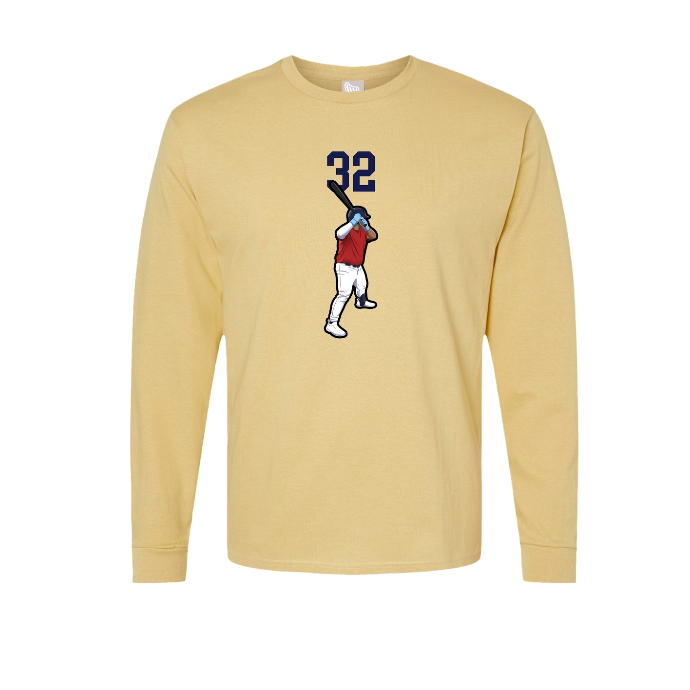 Long Sleeve Tee — Number Top in Vegas Gold