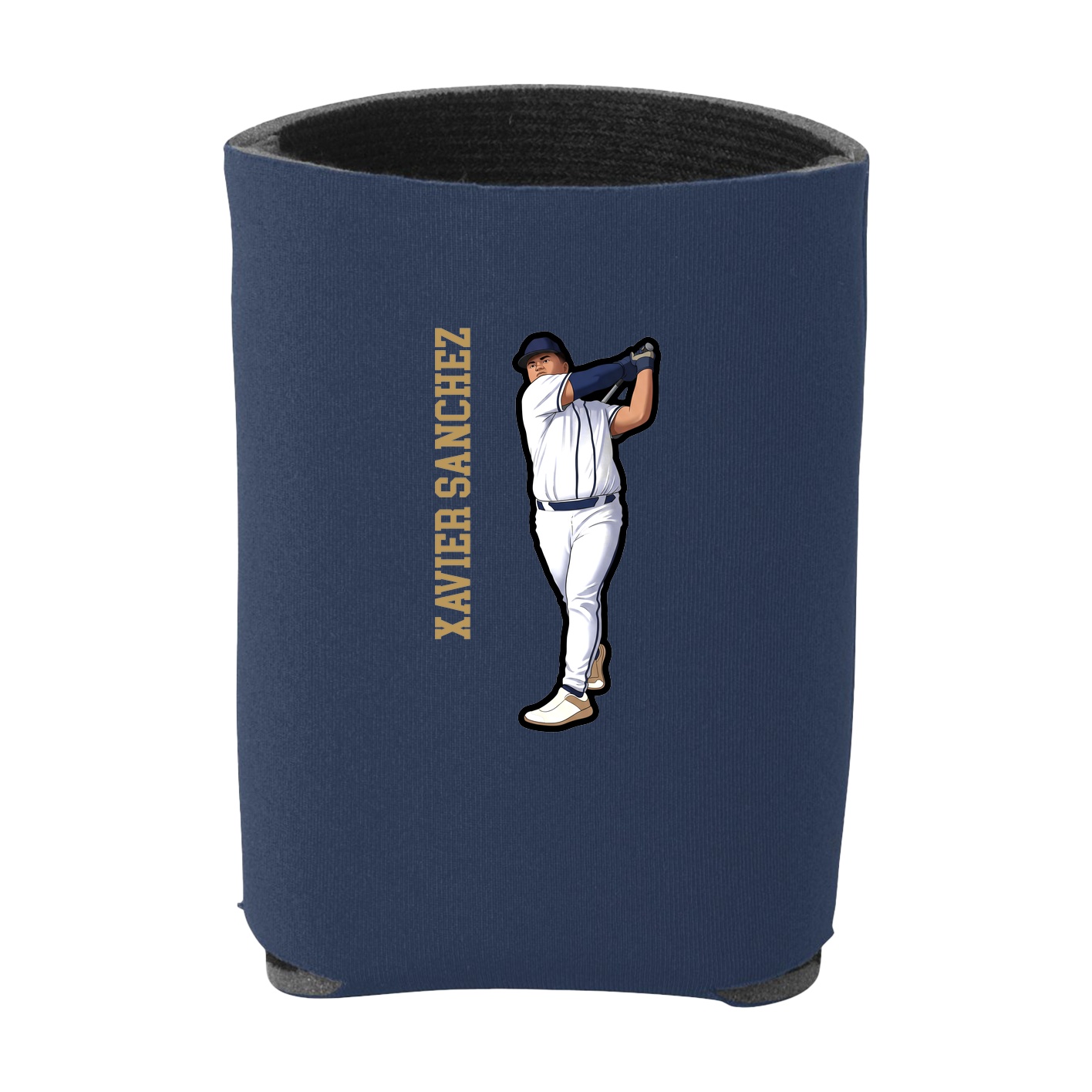 Can Holder — Name Vertical in Navy