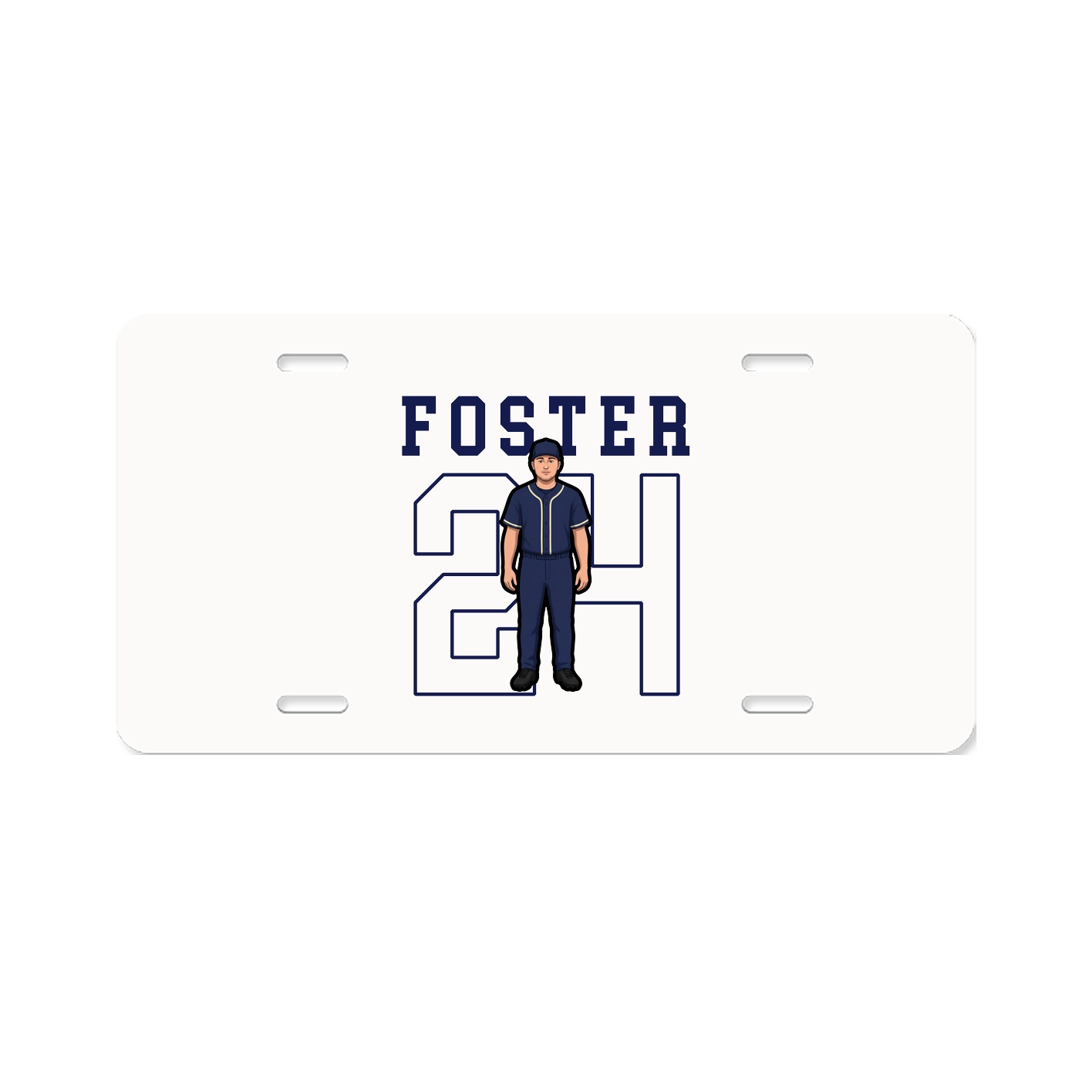 License Plate — Shirsey in Classic