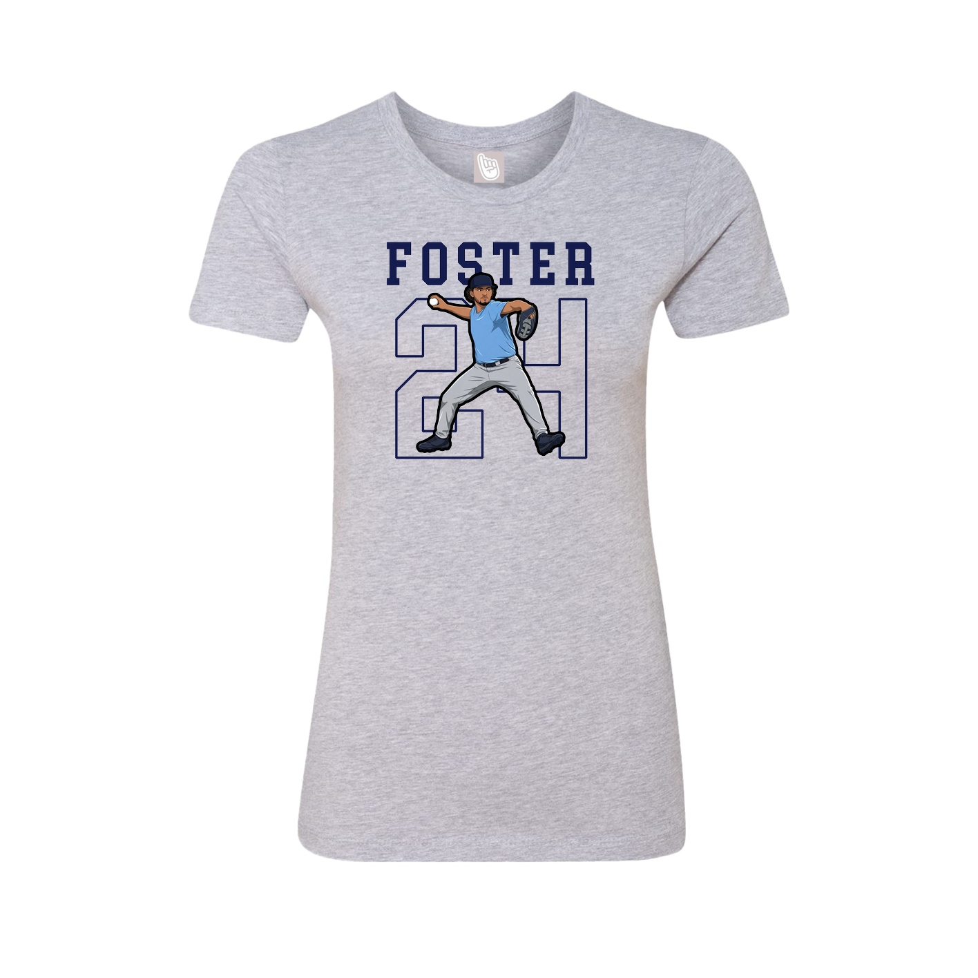Fitted Women's Tee — Shirsey in Grey