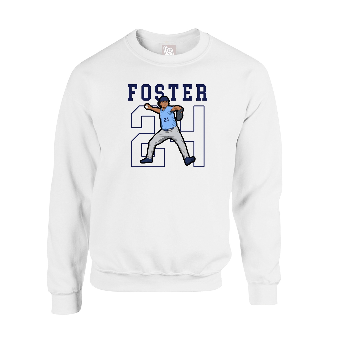 Fleece Crew — Shirsey in White