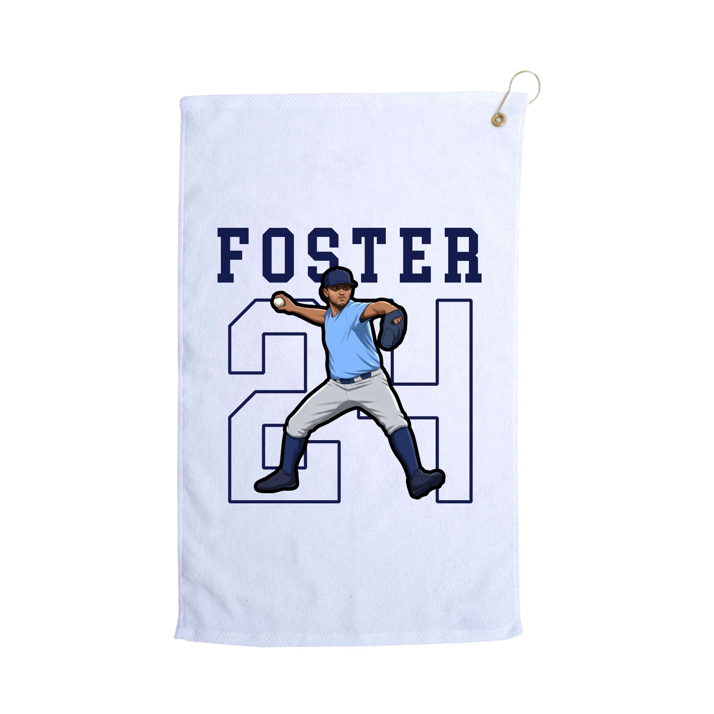 Golf Towel — Shirsey in White