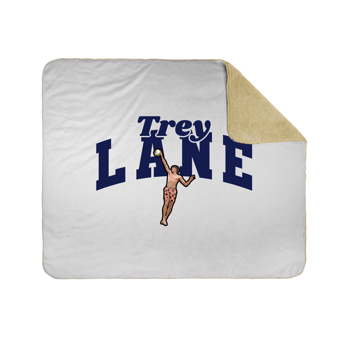 Throw Blanket — Signature Arch in White