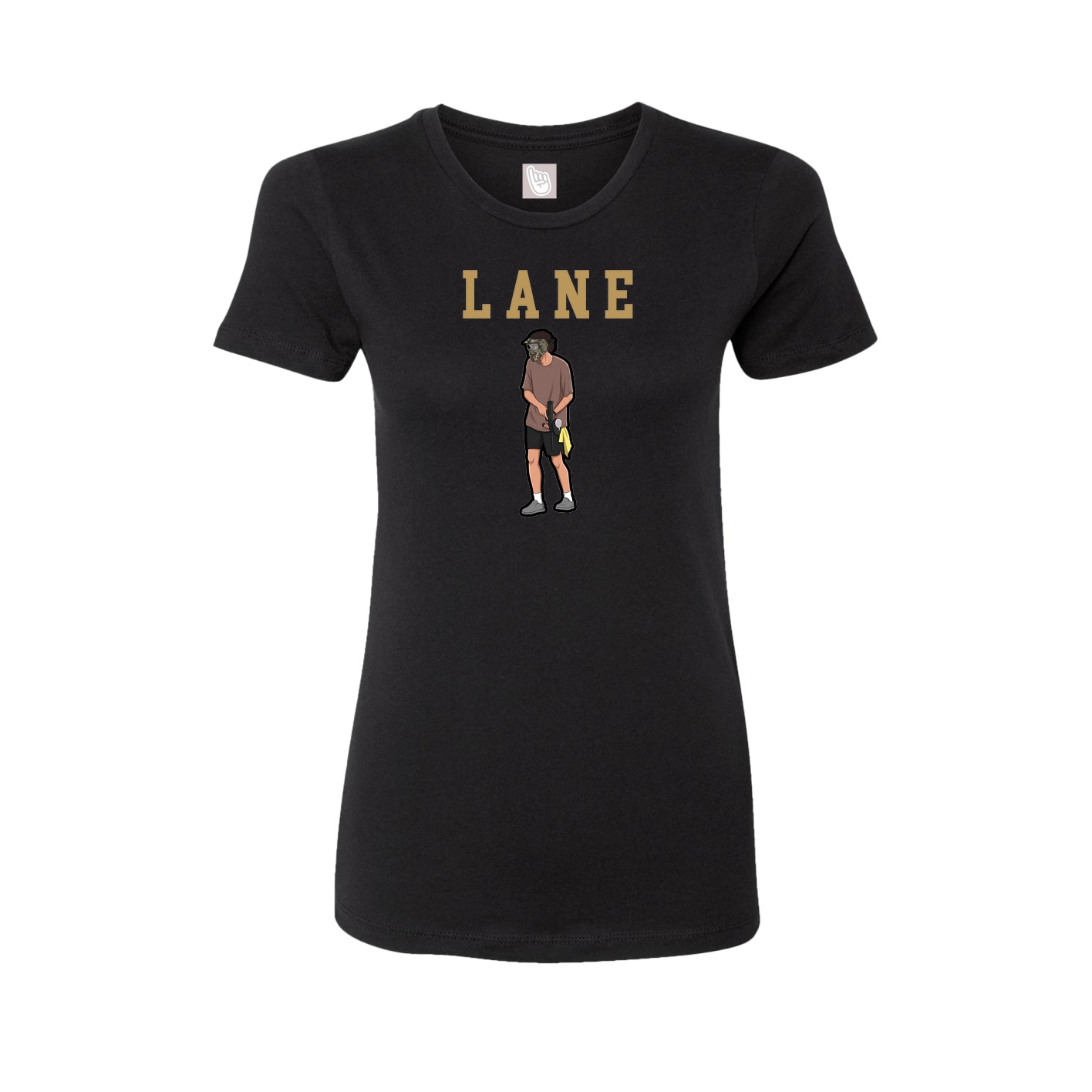 Fitted Women's Tee — Shirsey in Black