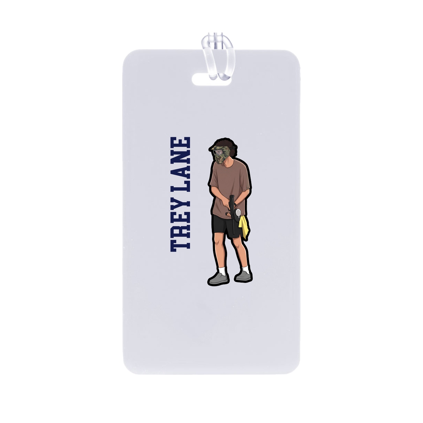 Bag Tag — Name Vertical in Classic