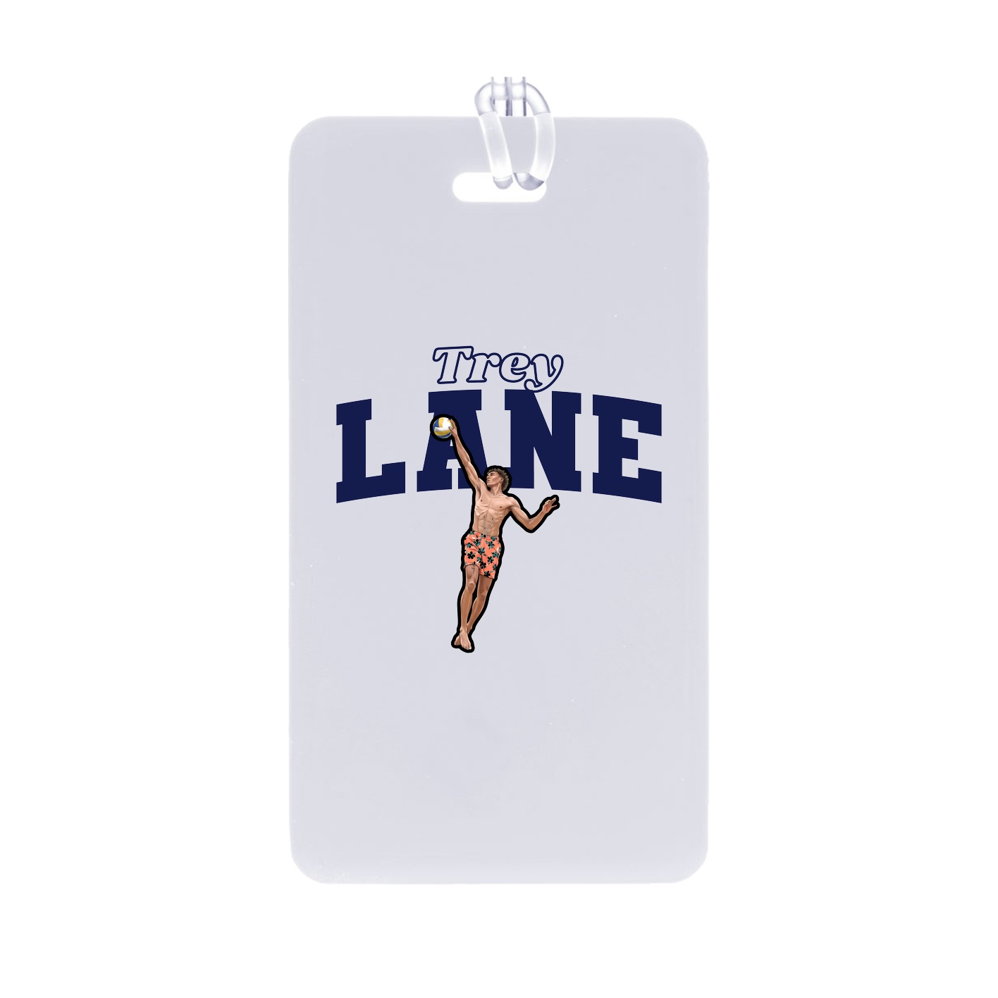 Bag Tag — Name Arch in Classic