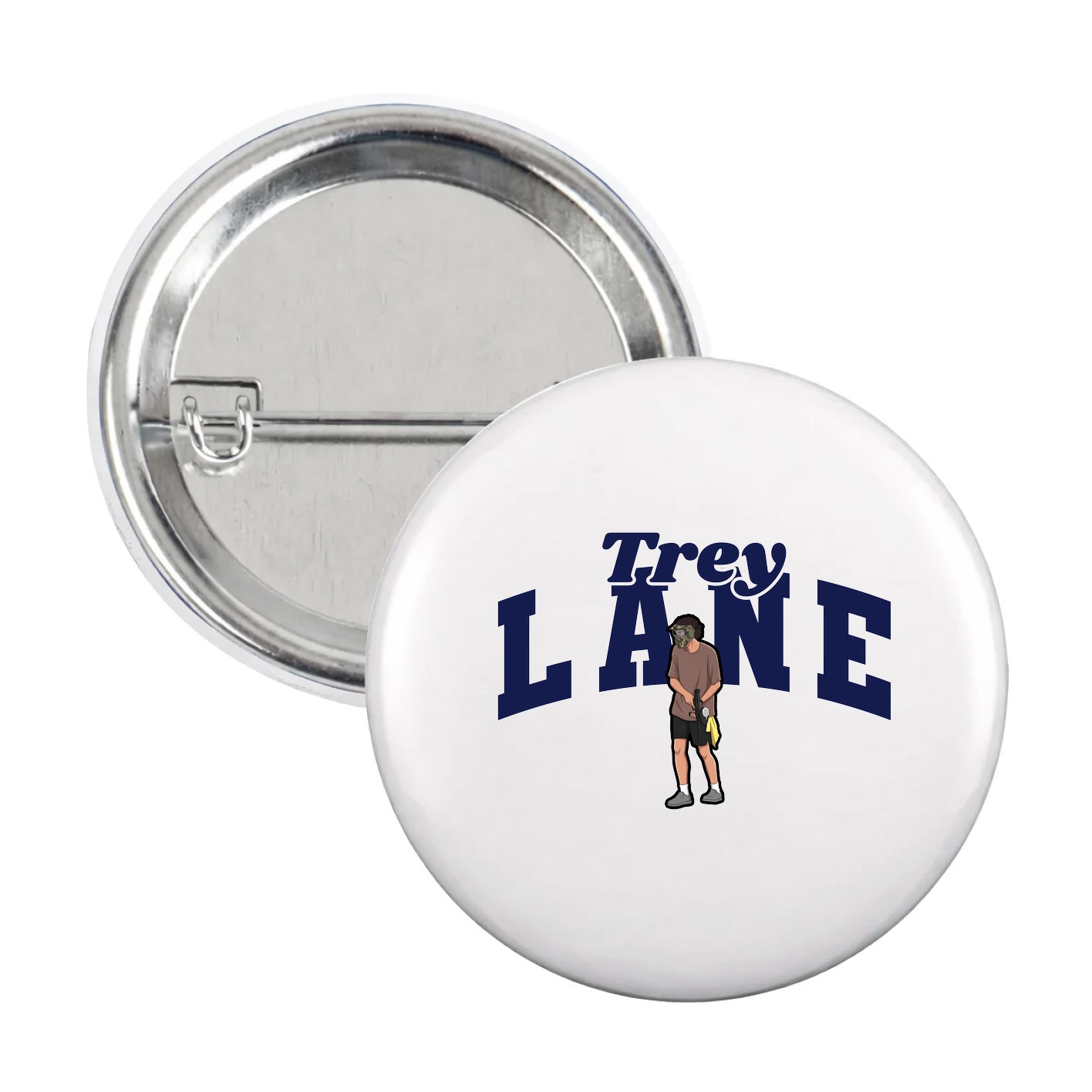 Game Day Button — Signature Arch in White