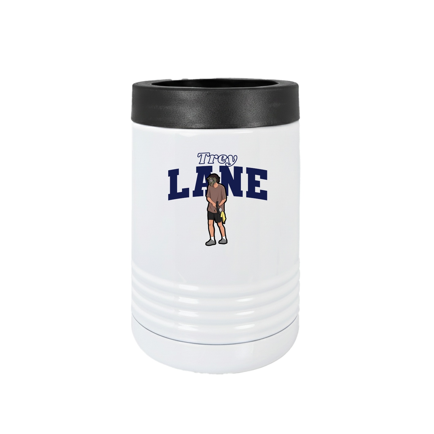 Beverage Holder — Name Arch in White
