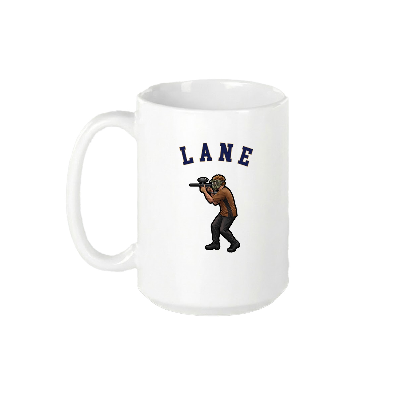 15oz Coffee Mug — Shirsey Arch in White