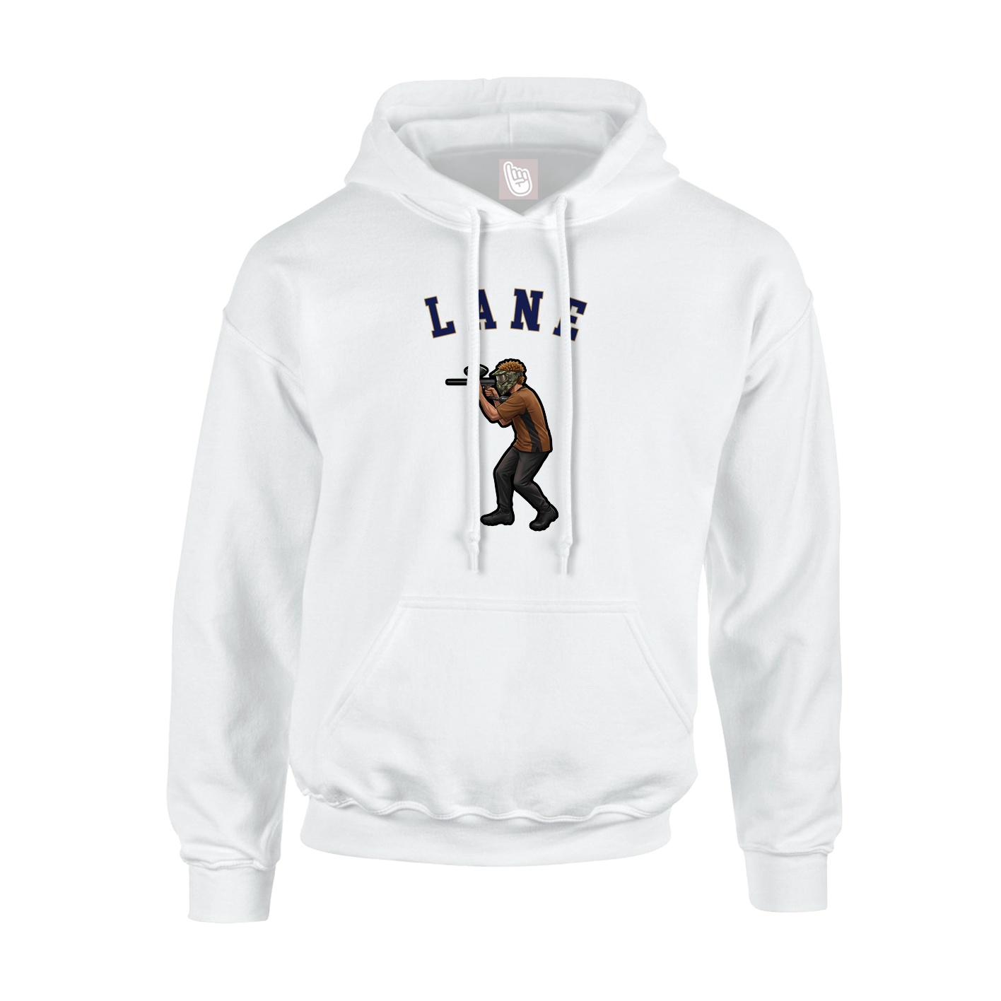 Youth Hoodie — Shirsey Arch in White