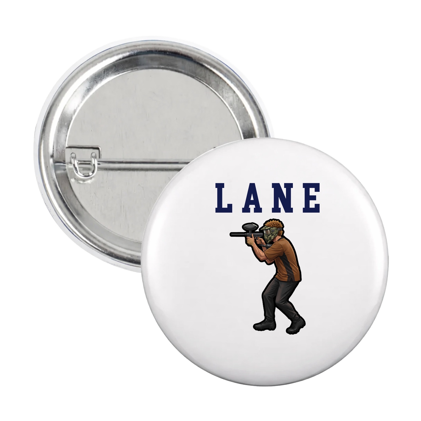 Game Day Button — Shirsey in White