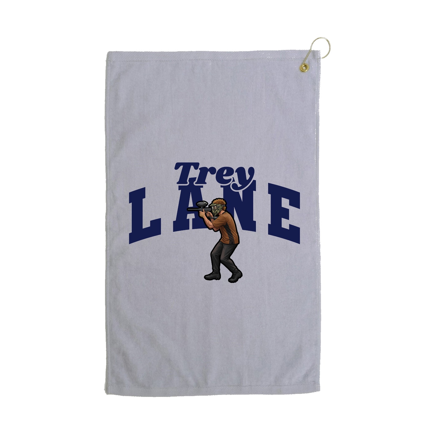 Golf Towel — Signature Arch in Grey