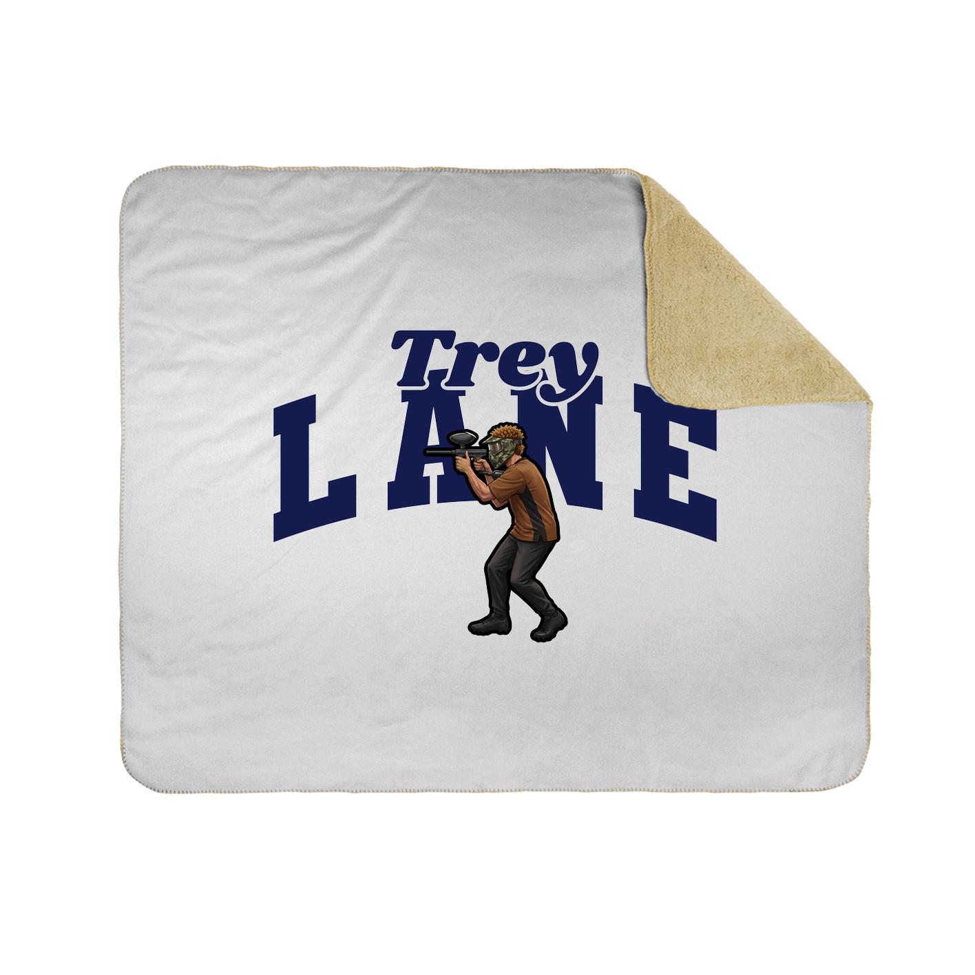 Throw Blanket — Signature Arch in White