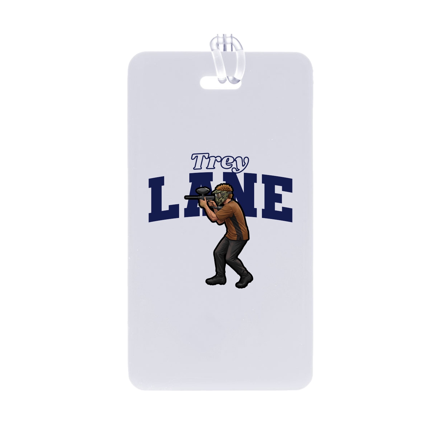 Bag Tag — Name Arch in Classic