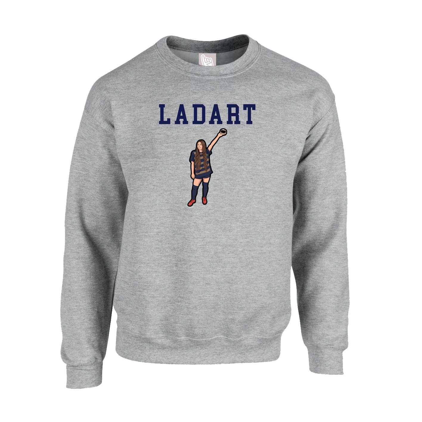Fleece Crew — Shirsey in Grey