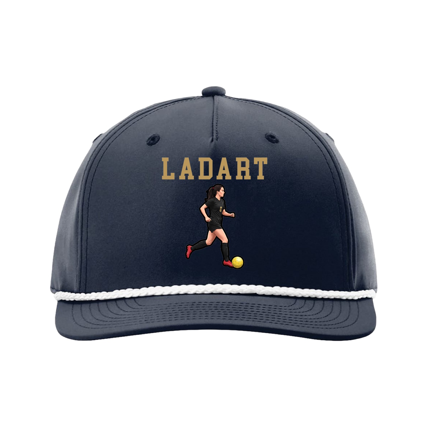 Five-Panel Classic Rope Cap — Shirsey in Navy