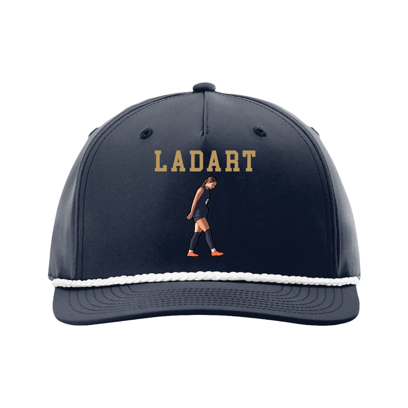 Five-Panel Classic Rope Cap — Shirsey in Navy