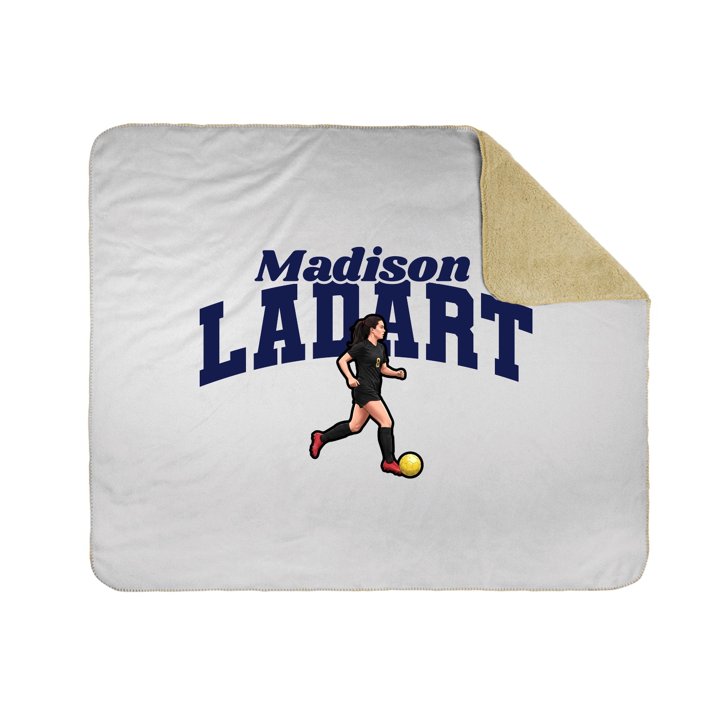 Throw Blanket — Signature Arch in White