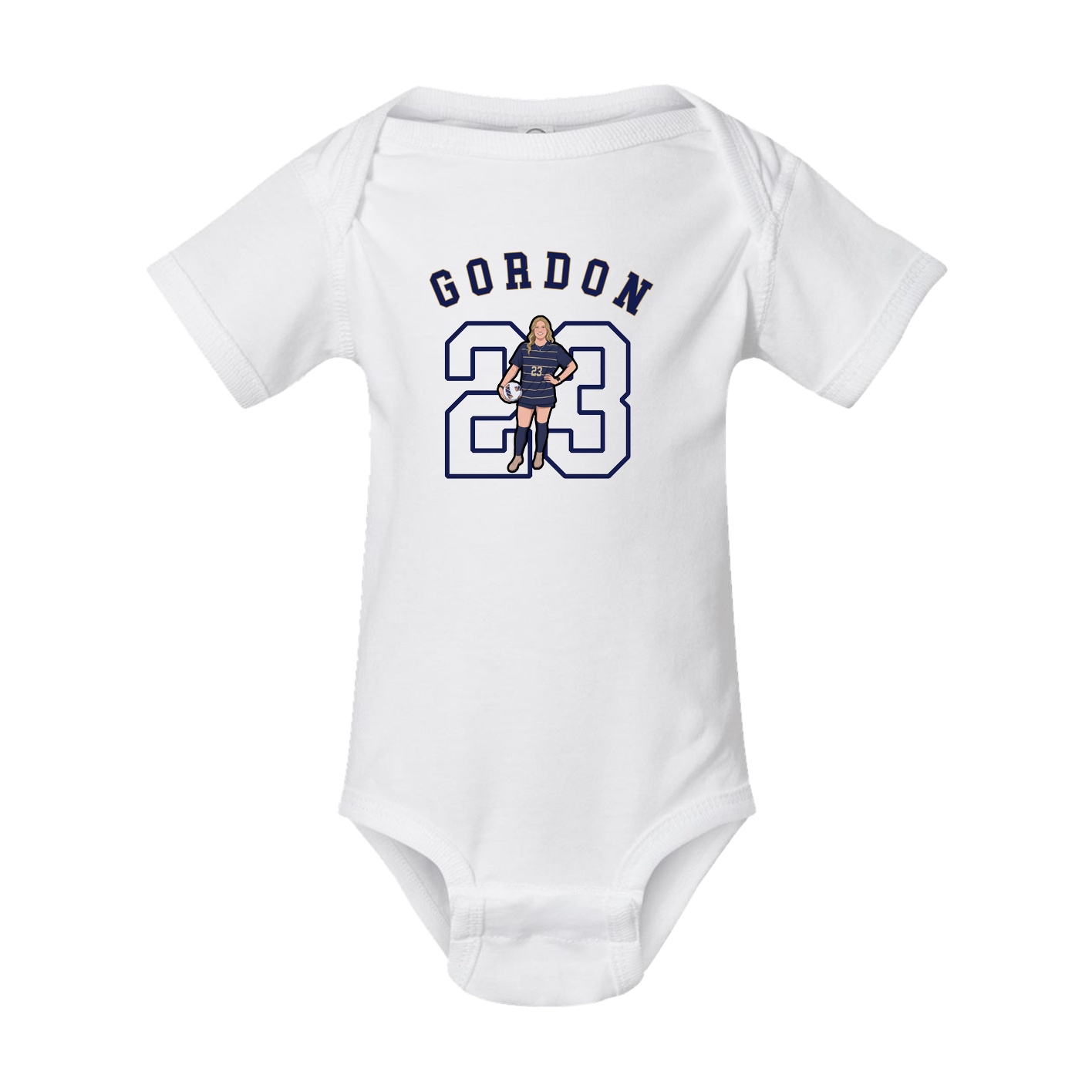Baby Onesie — Shirsey Arch in White