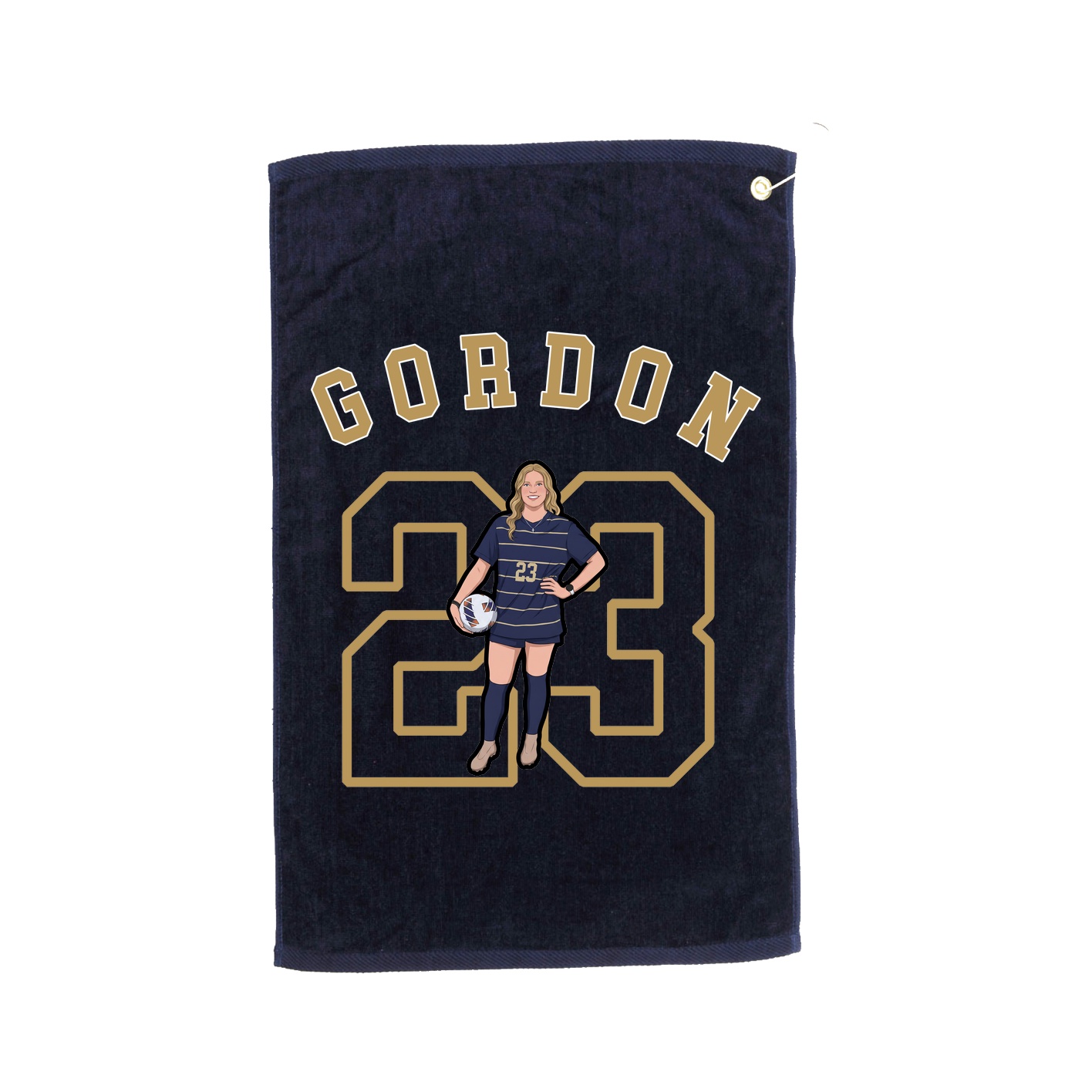 Golf Towel — Shirsey Arch in Navy
