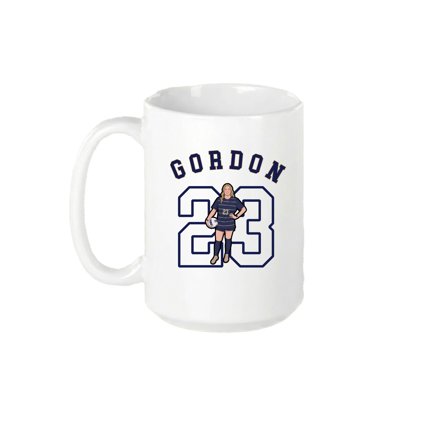 15oz Coffee Mug — Shirsey Arch in White
