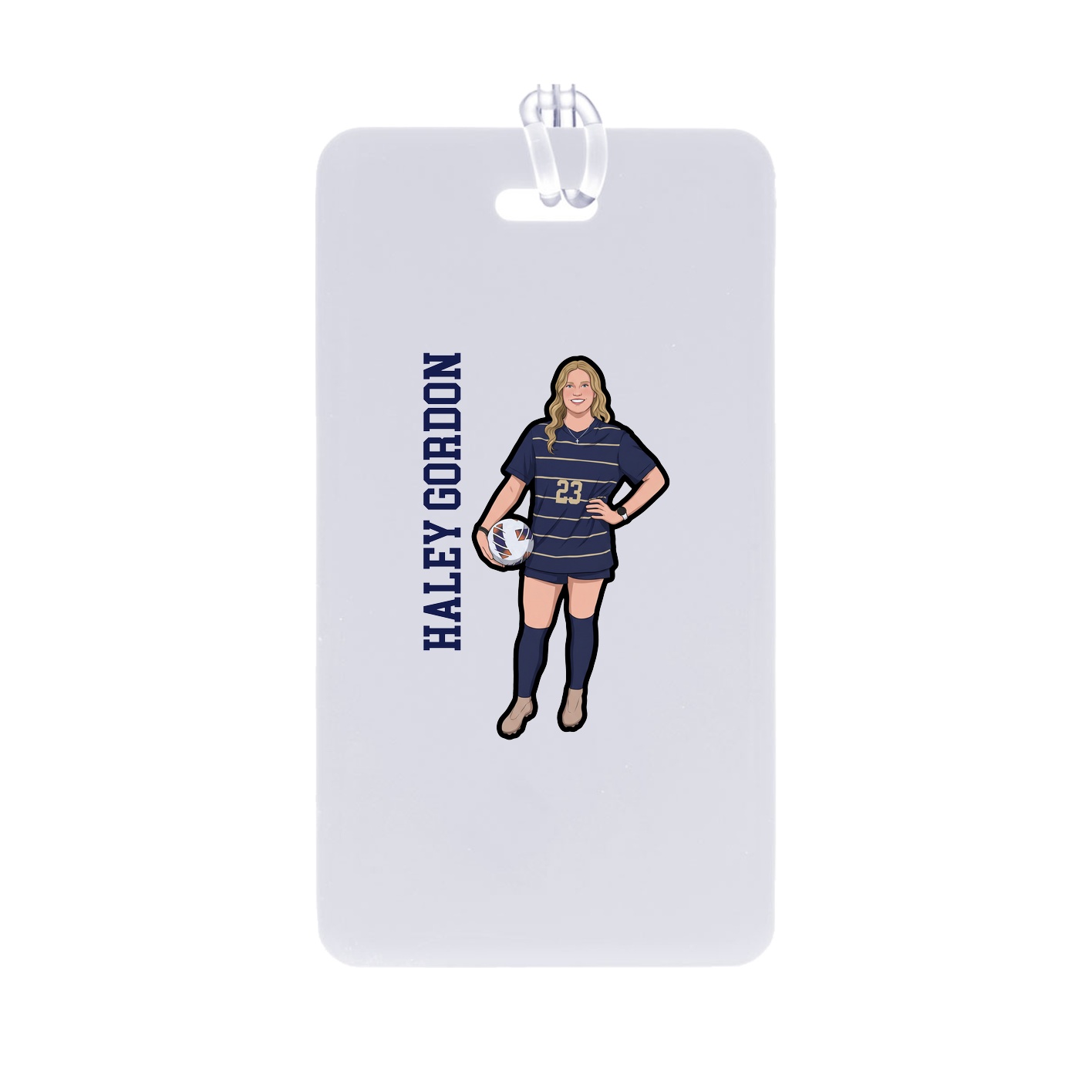 Bag Tag — Name Vertical in Classic