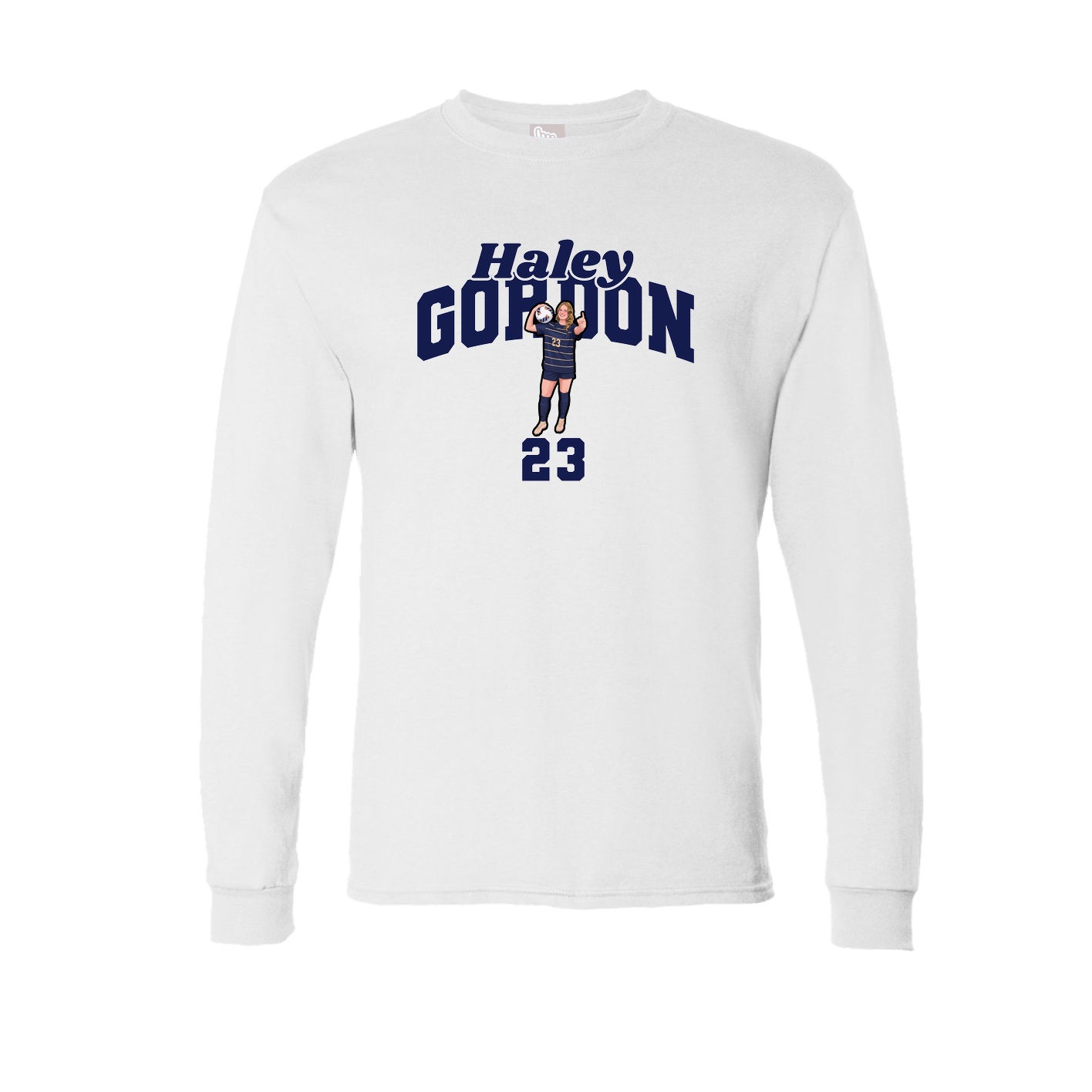 Long Sleeve Tee — Signature Arch in White